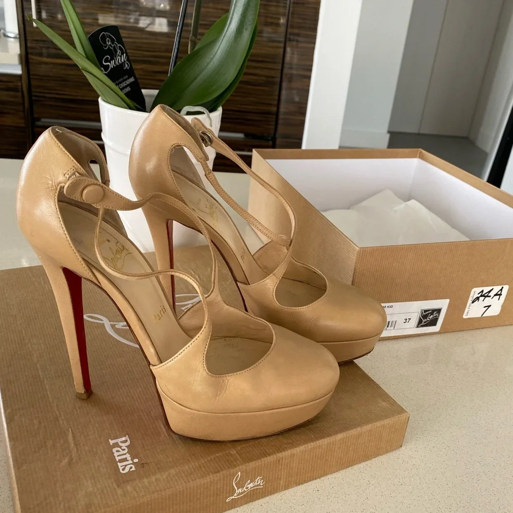 Christian Louboutins borghese cord 37 price to sell ! - Picture 2 of 16